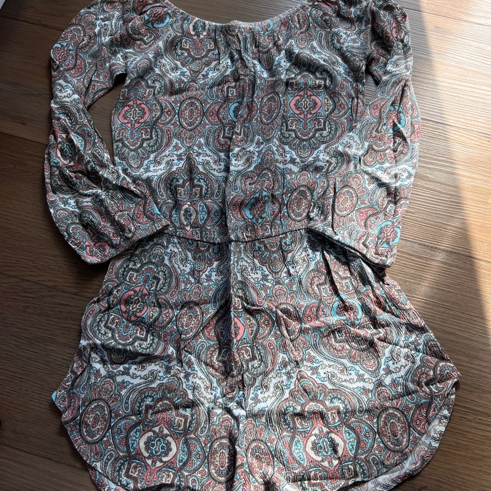 La Hearts Multicolor Paisley Blouse